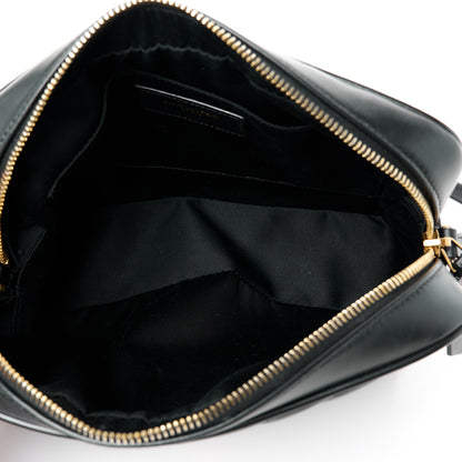 Saint Laurent Calfskin Matelasse Monogram Lou Camera Bag Black 5 of 11