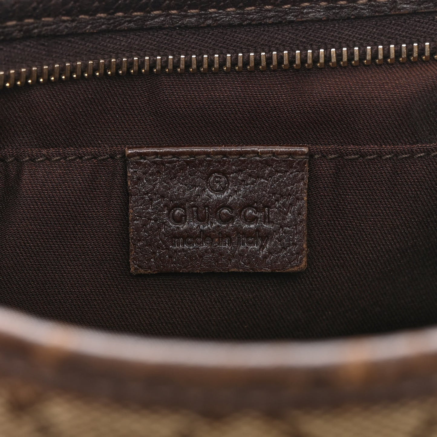 Monogram D Ring Abbey Pochette Brown
