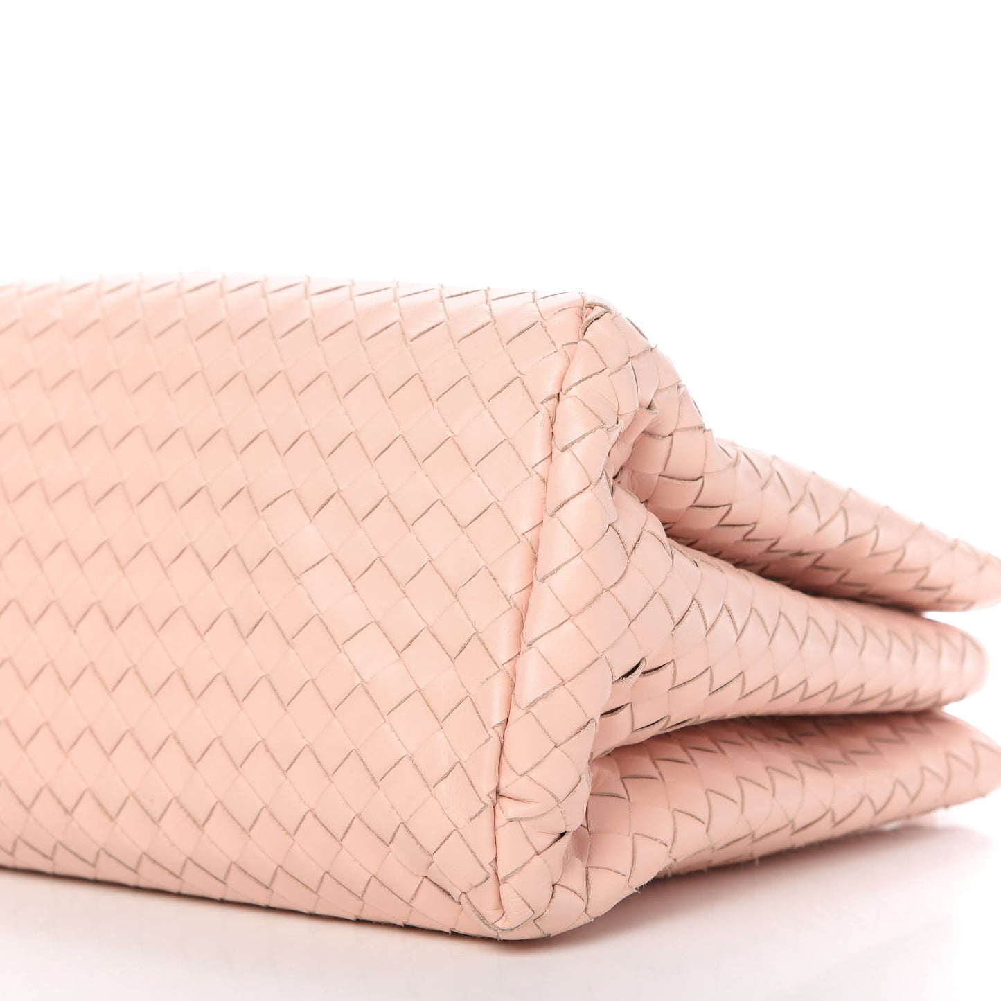 Light Calf Intrecciato Small Roma Flamingo