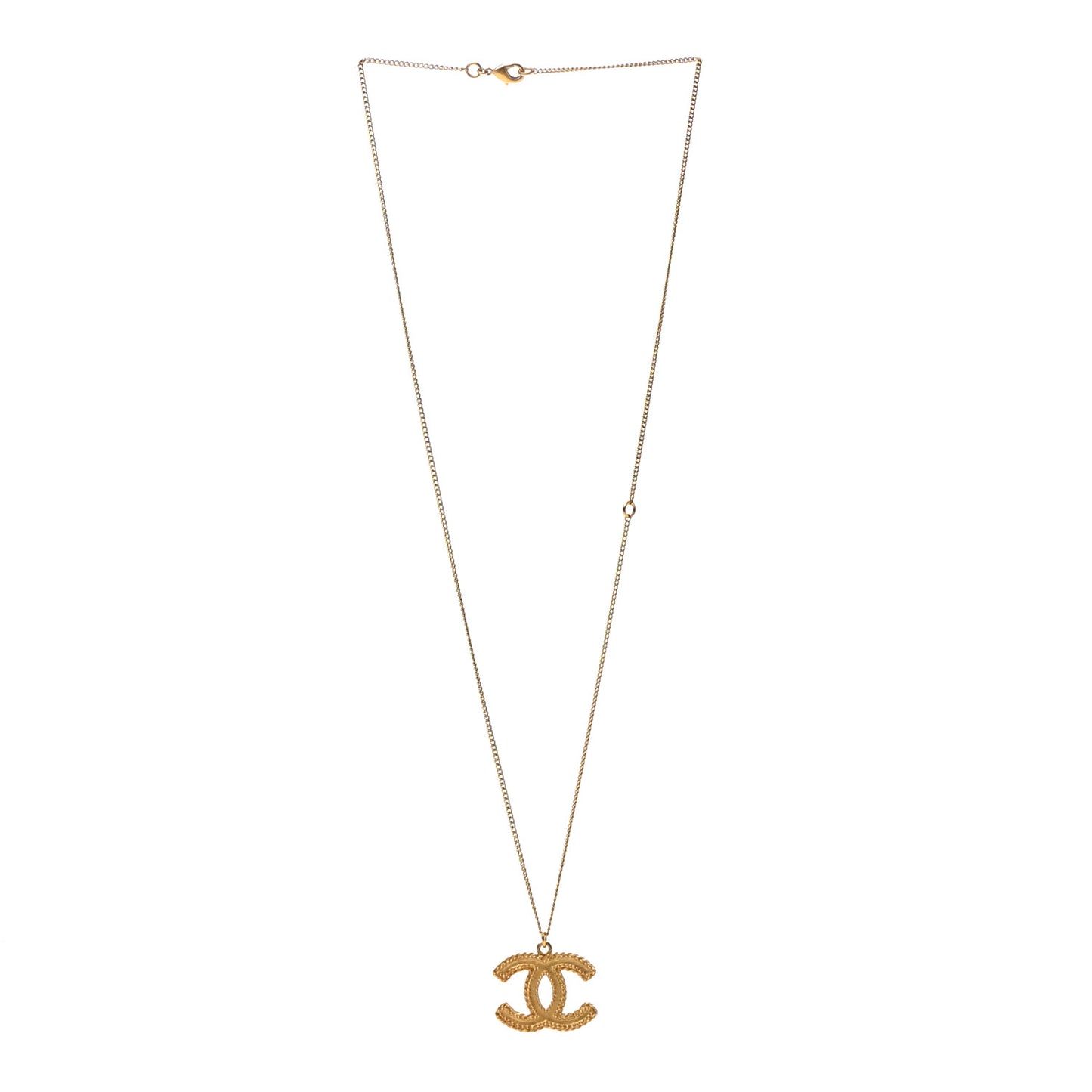 CC Necklace Matte Gold