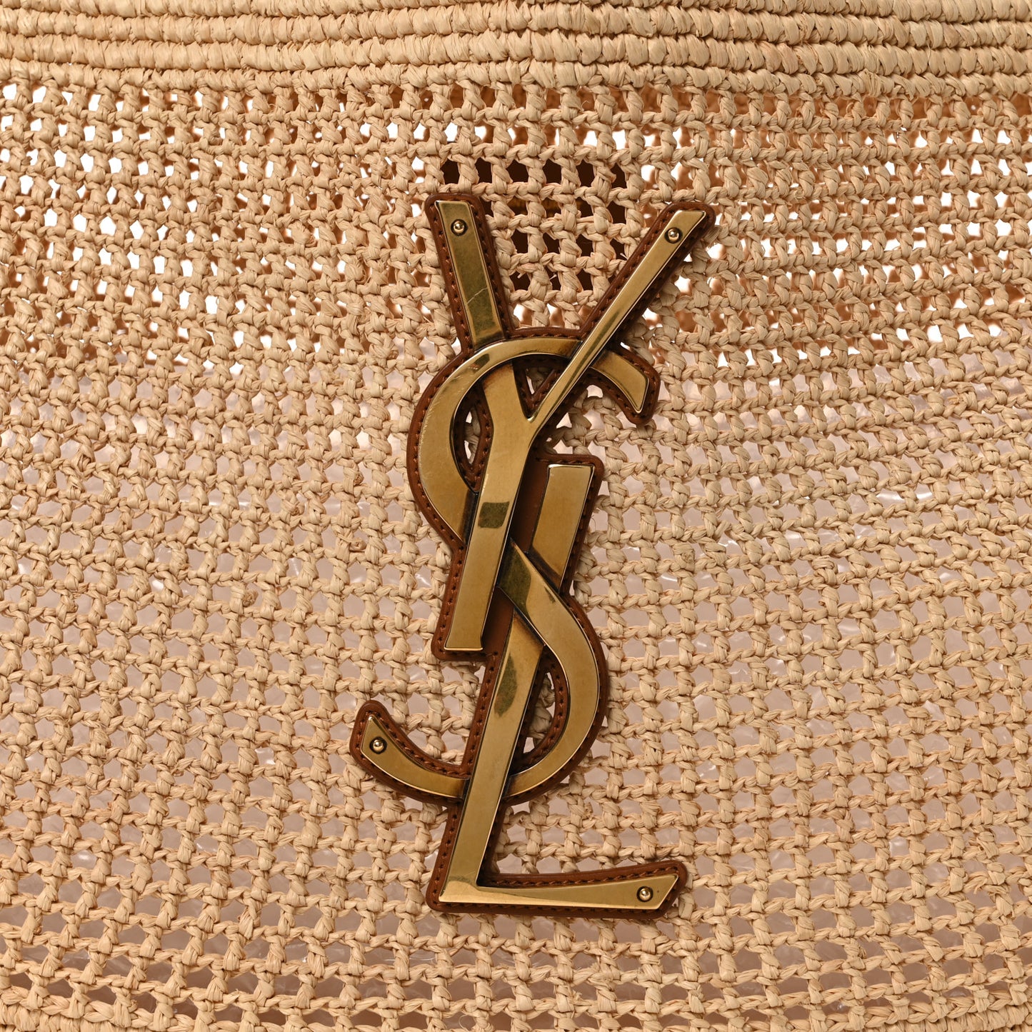 Raffia Icare Shopping Tote Natural