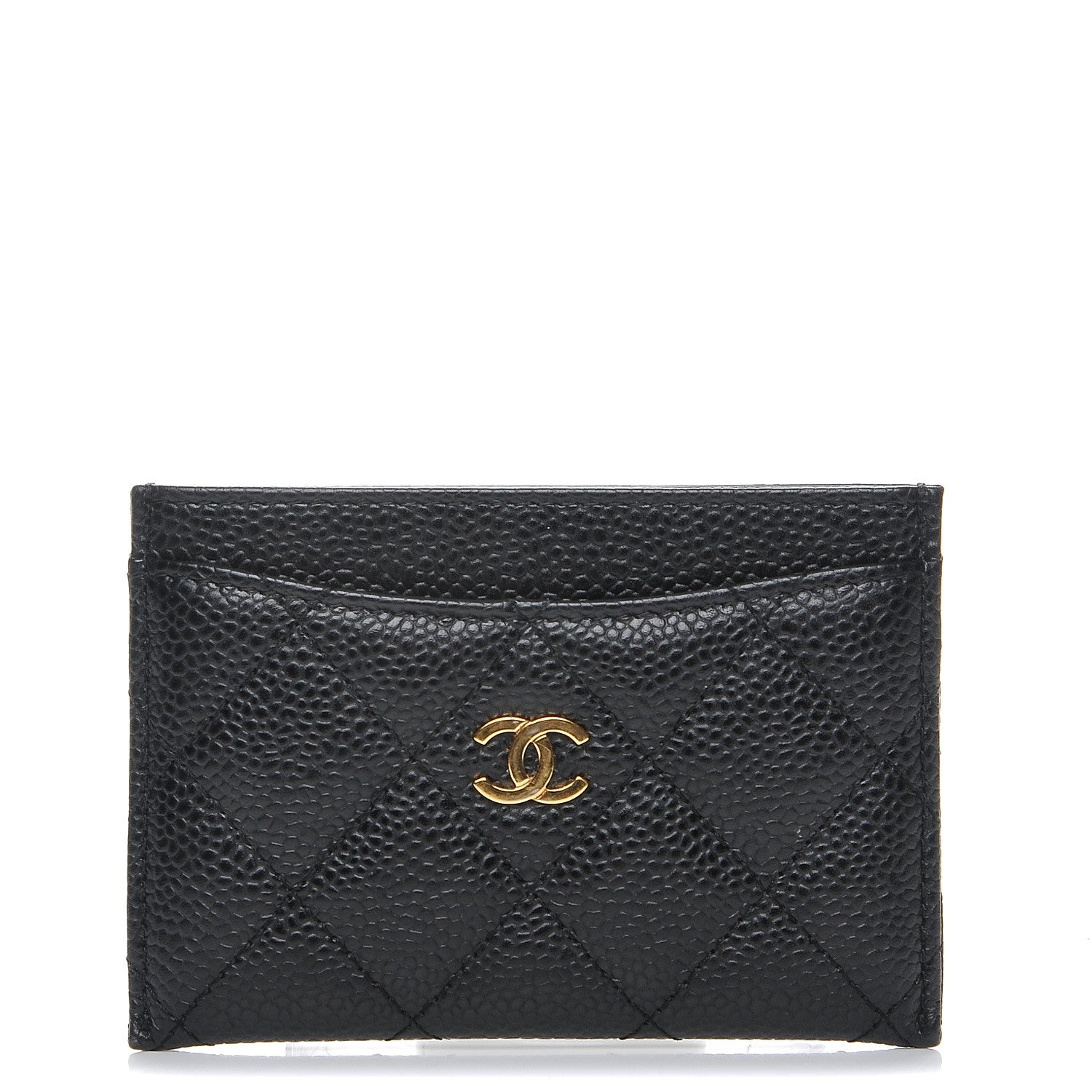 Chanel Caviar Quilted Card Holder Black 1 of 9