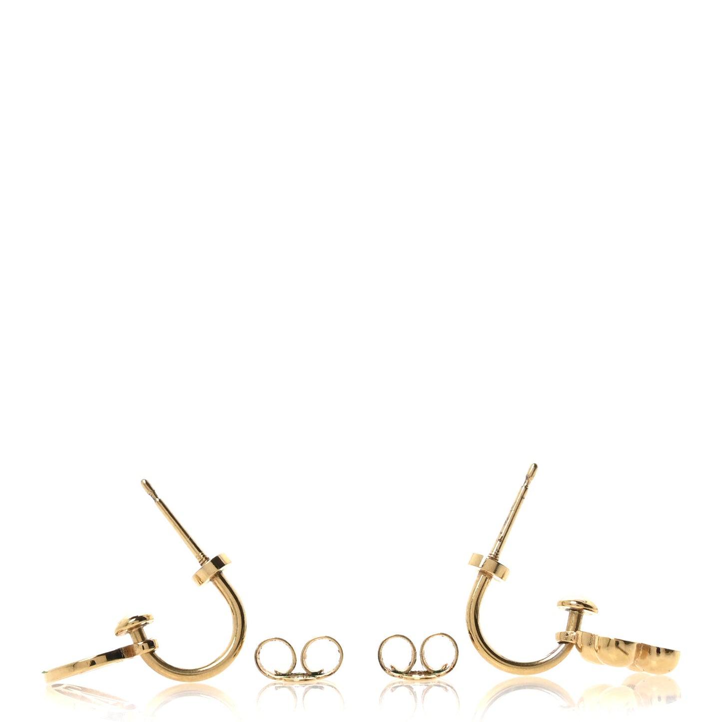 Brass Blooming Earrings Gold