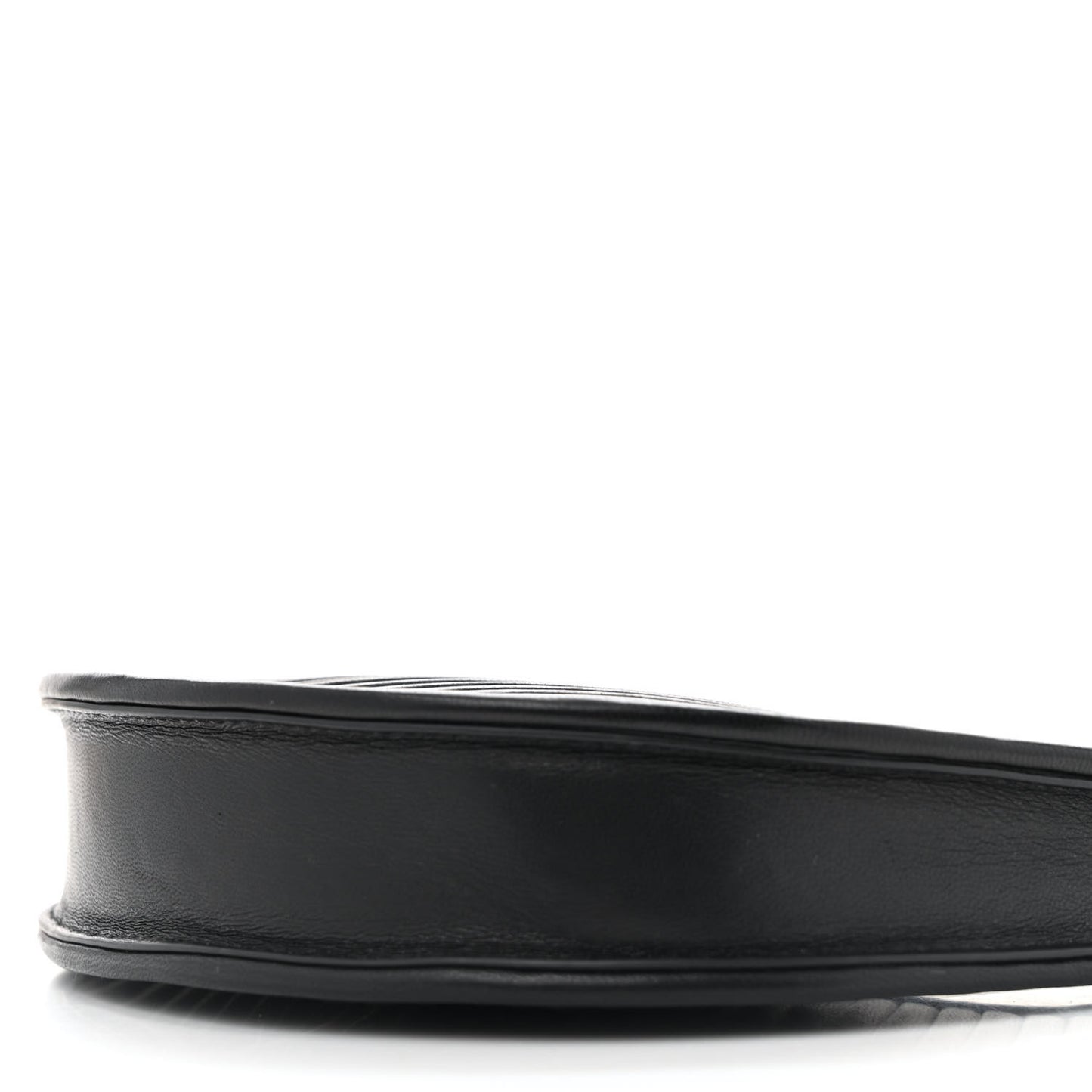 Lambskin Mini Vlogo Hobo Bag Black