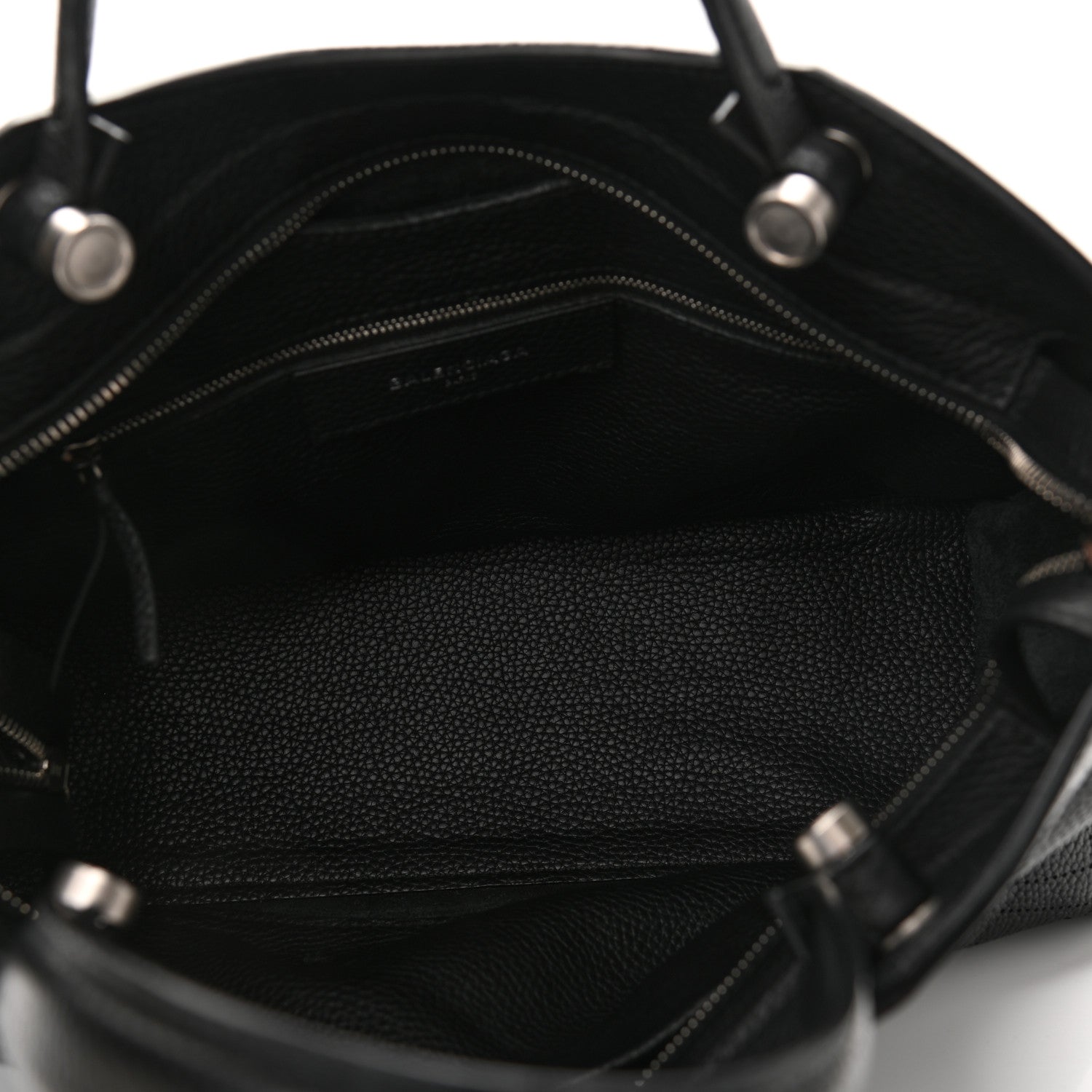 Balenciaga Veau Grana Perforated Blackout Hardware City Black 5 of 12