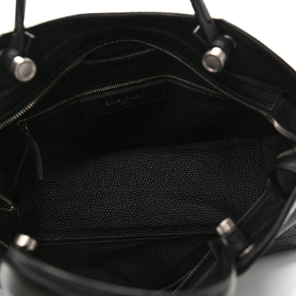 Balenciaga Veau Grana Perforated Blackout Hardware City Black 5 of 12