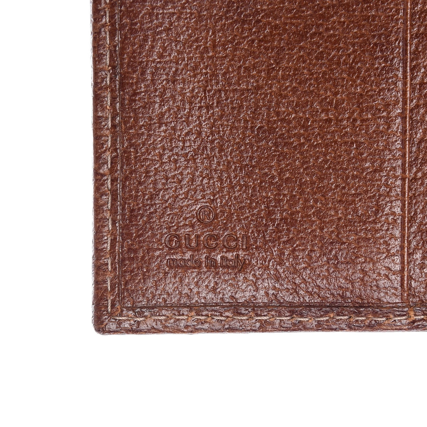 Monogram Bamboo French Wallet Brown