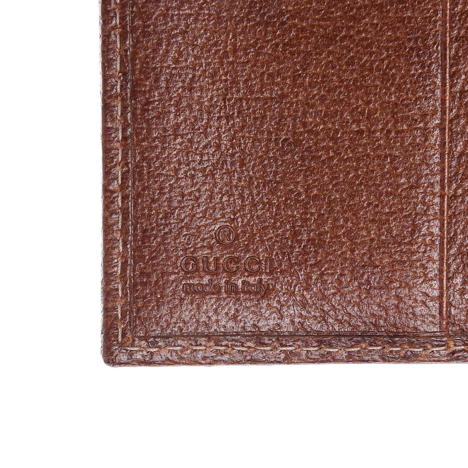 Gucci Monogram Bamboo French Wallet Brown 6 of 7