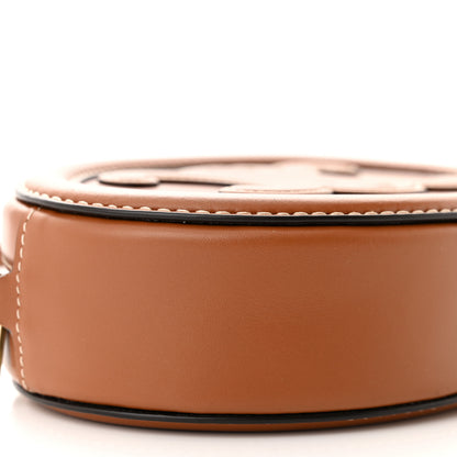 Celine Smooth Calfskin Cuir Small Triomphe Oval Crossbody Purse Tan 9 of 11