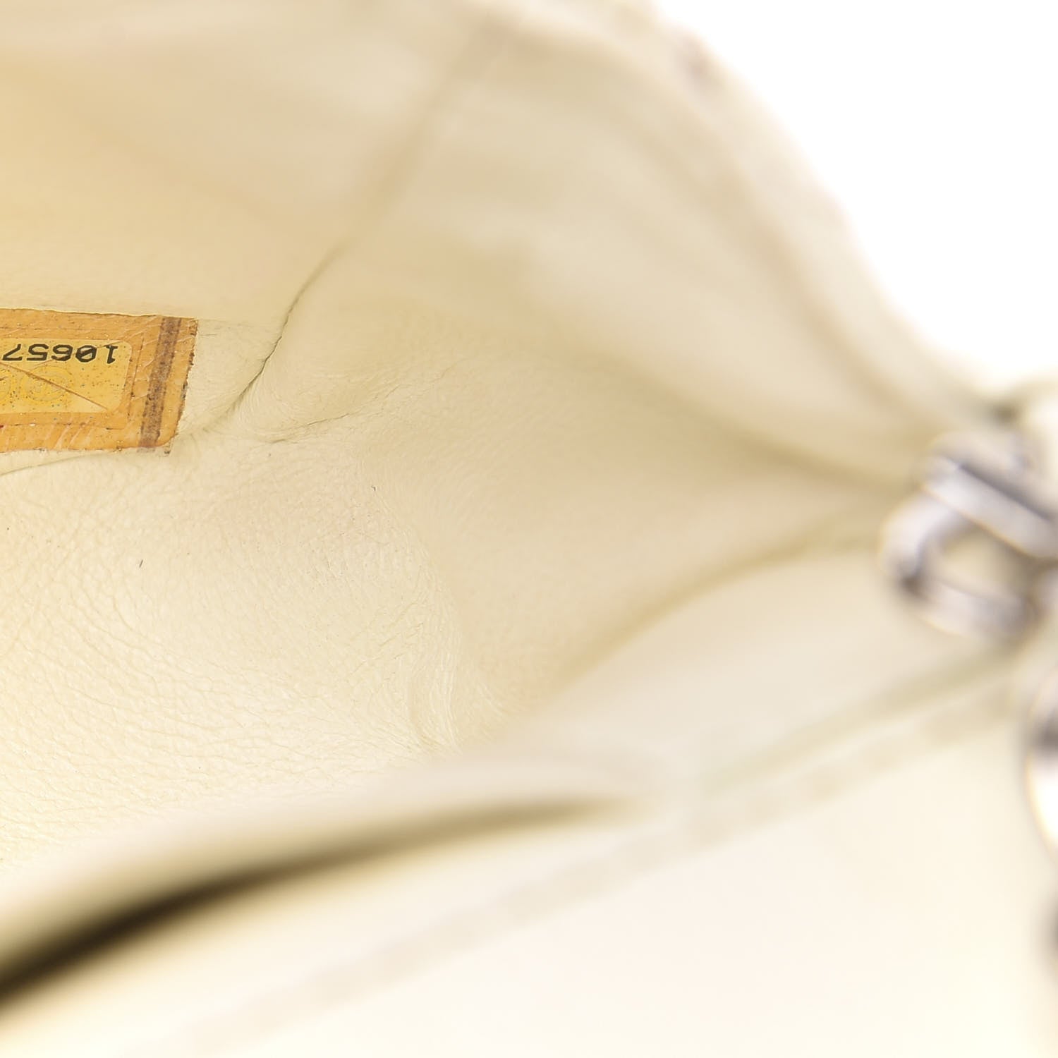 Chanel Caviar Quilted East West Flap White 7 of 12