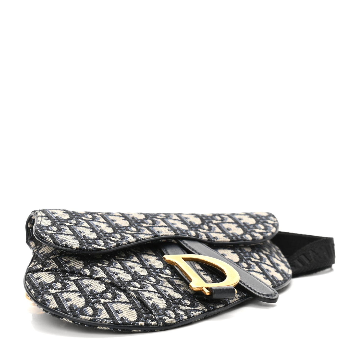 Oblique Saddle Belt Pouch Blue