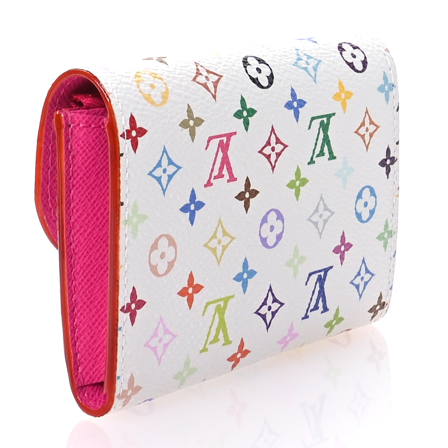 Louis Vuitton LV X TM Monogram Multicolor Rosalie Coin Purse White Kawaii Pink 3 of 7