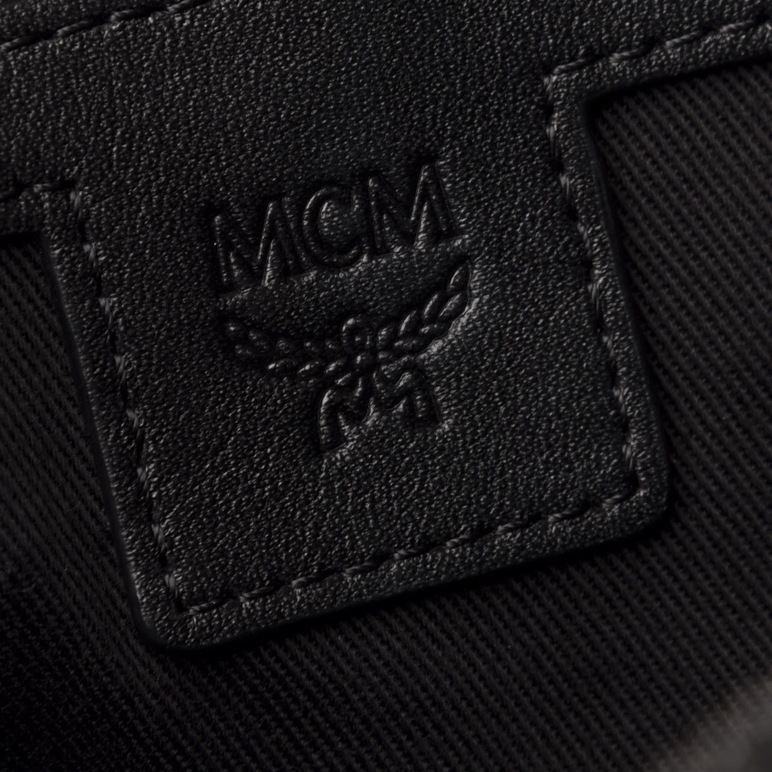 MCM Skyoptic Visetos Crossbody Pouch Spectrum Diamond Black 6 of 7