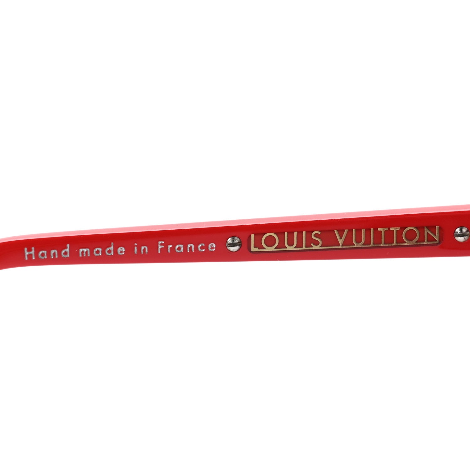 Louis Vuitton Acetate Evidence Sunglasses Z0286E Red 7 of 8