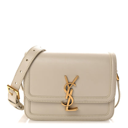 Saint Laurent Smooth Calfskin Small Solferino Satchel Ivory 1 of 10
