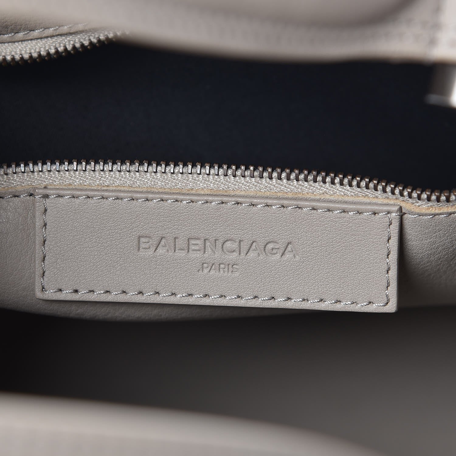 Balenciaga Veau Grana Perforated Blackout Hardware City Gris Cendre 7 of 8
