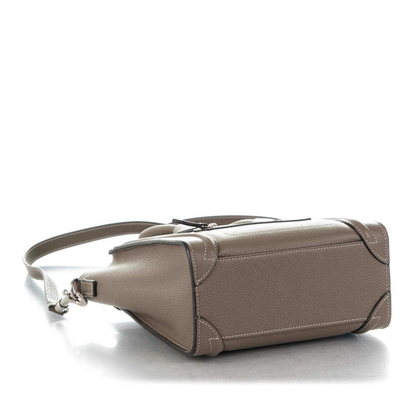 Drummed Calfskin Nano Luggage Souris