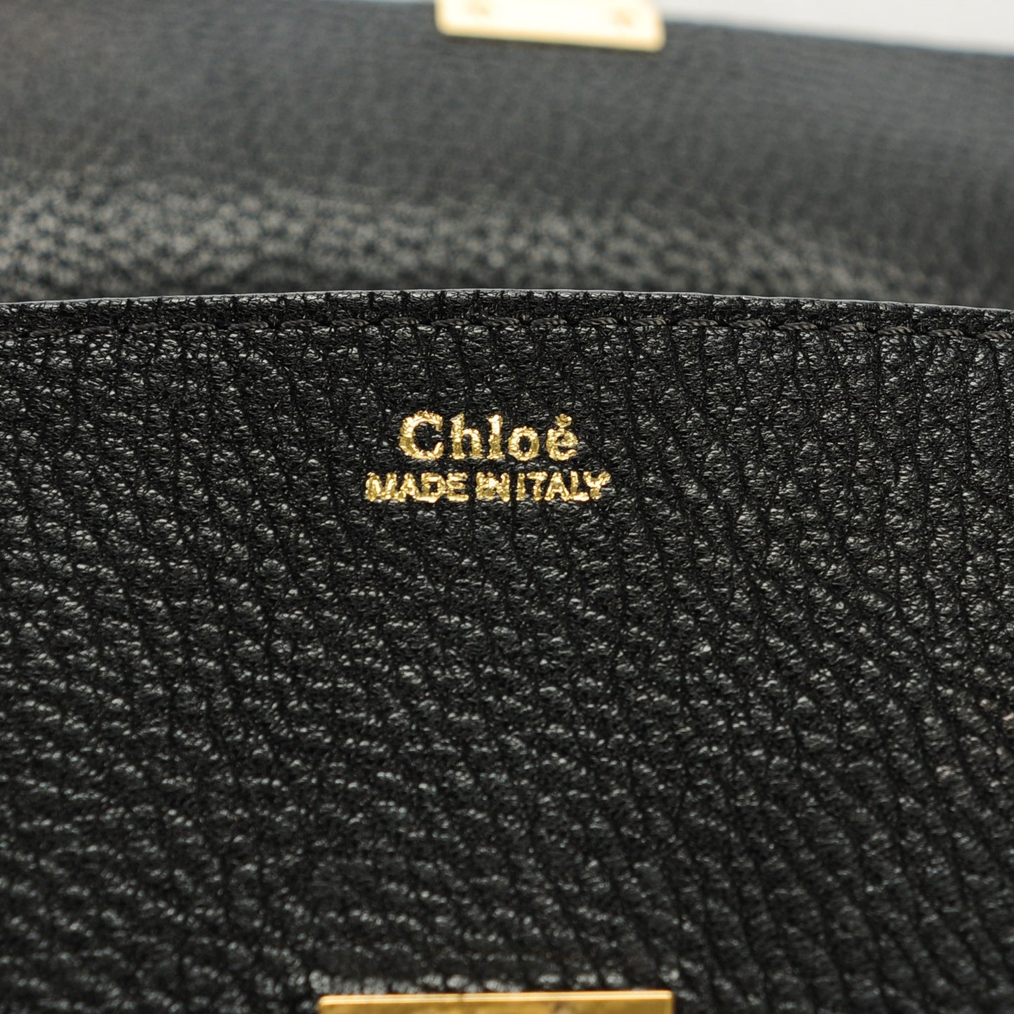 Grained Lambskin Medium Drew Shoulder Bag Black