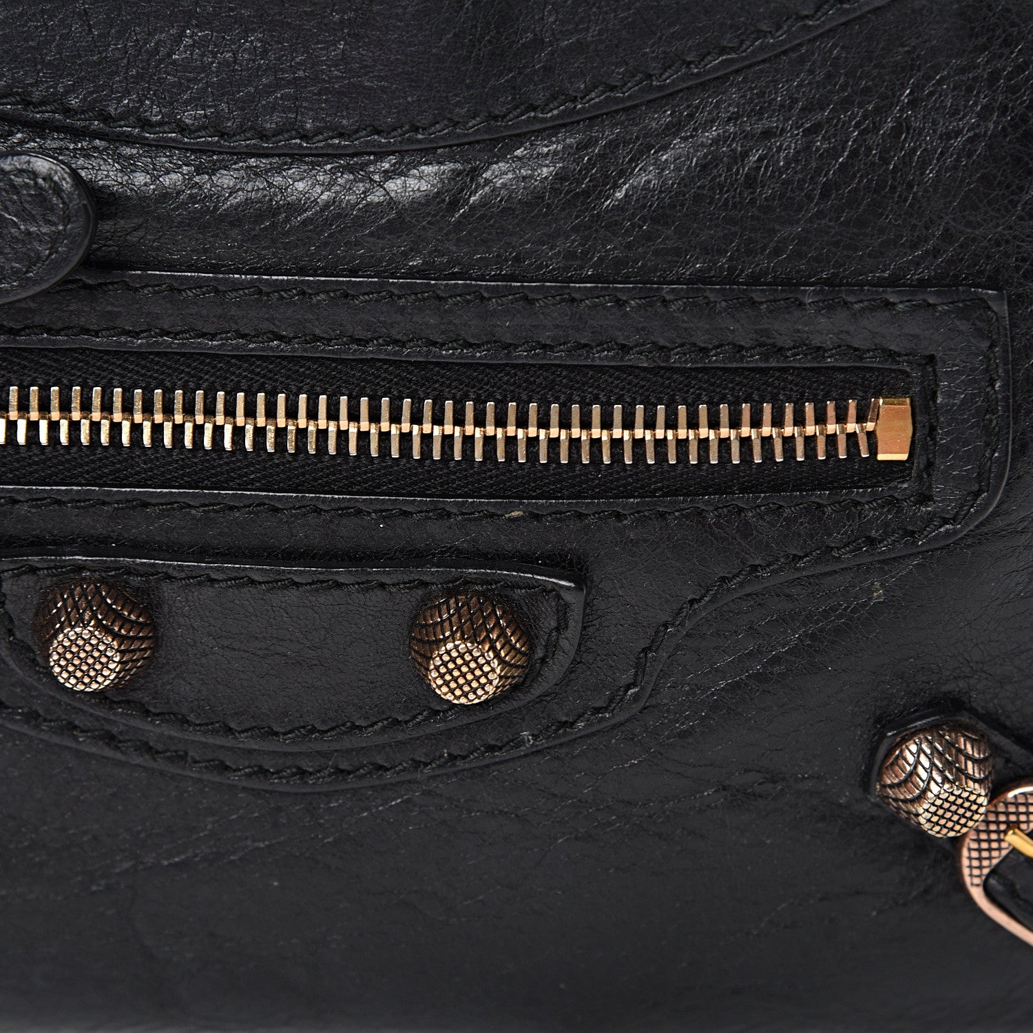 Balenciaga Agneau Giant 12 Rose Gold Hardware Hip Black 11 of 14