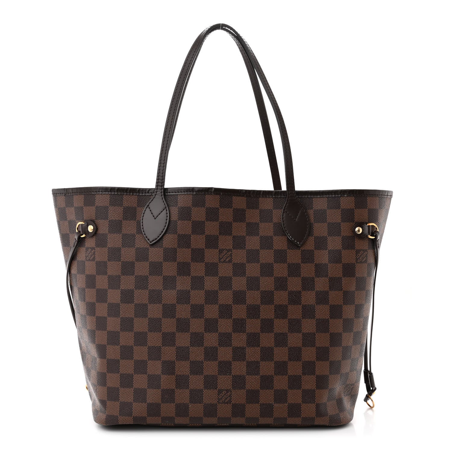 Louis Vuitton Damier Ebene Neo Neverfull MM Rose Ballerine 1 of 12