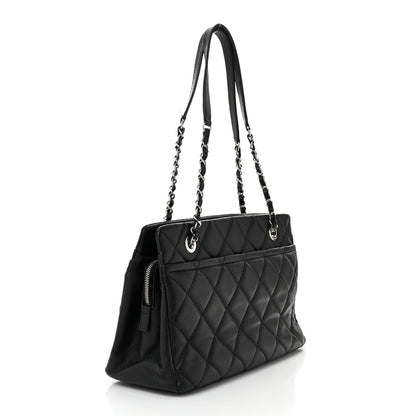 Chanel Caviar Quilted Timeless CC Soft Tote Black 3 of 11