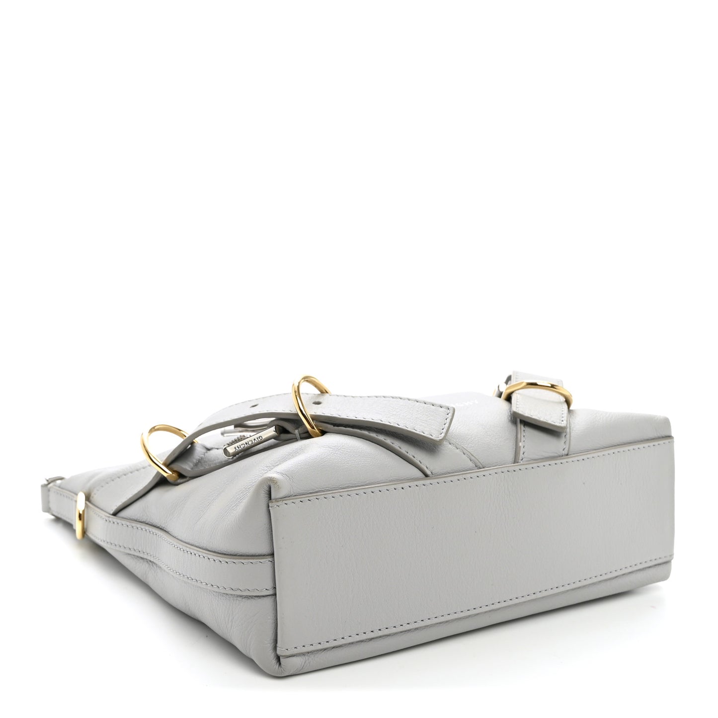 Calfskin Small Voyou Bag Light Grey