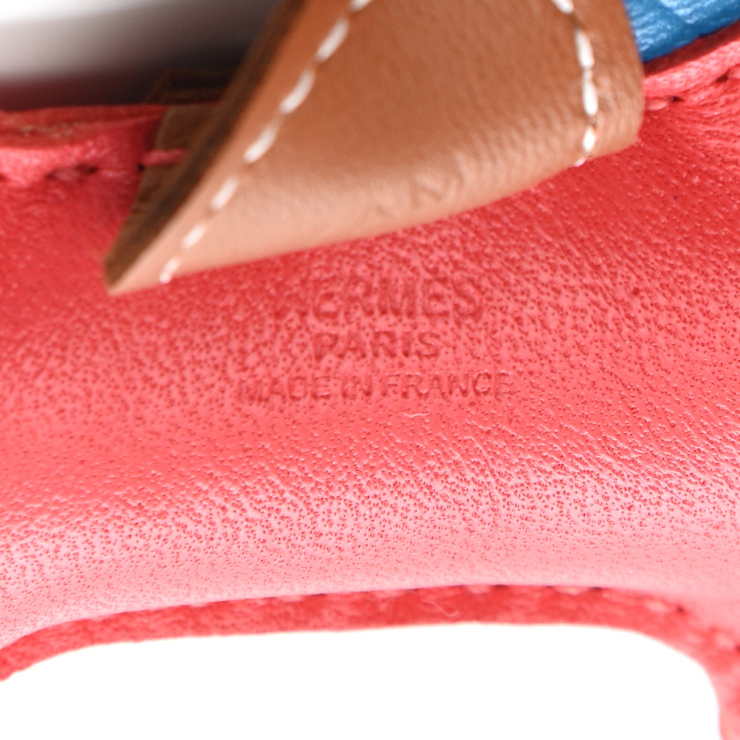 Milo Lambskin Grigri Rodeo Horse Bag Charm PM Rose Texas Bleu Zanzibar Gold