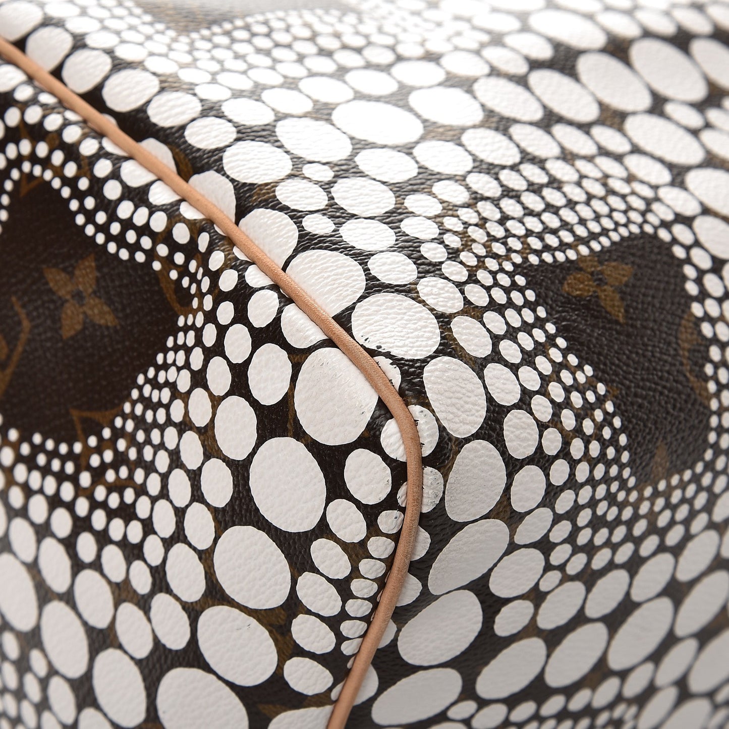 Monogram Kusama Town Speedy 30 White