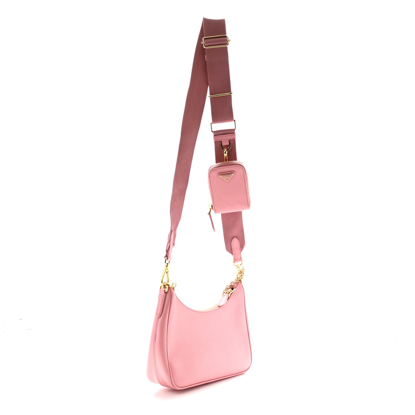 Saffiano Lux Re-Edition 2005 Shoulder Bag Petalo