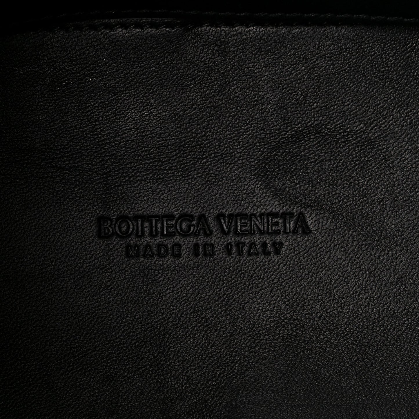 Nappa Intrecciato Small Andiamo Shoulder Bag Black