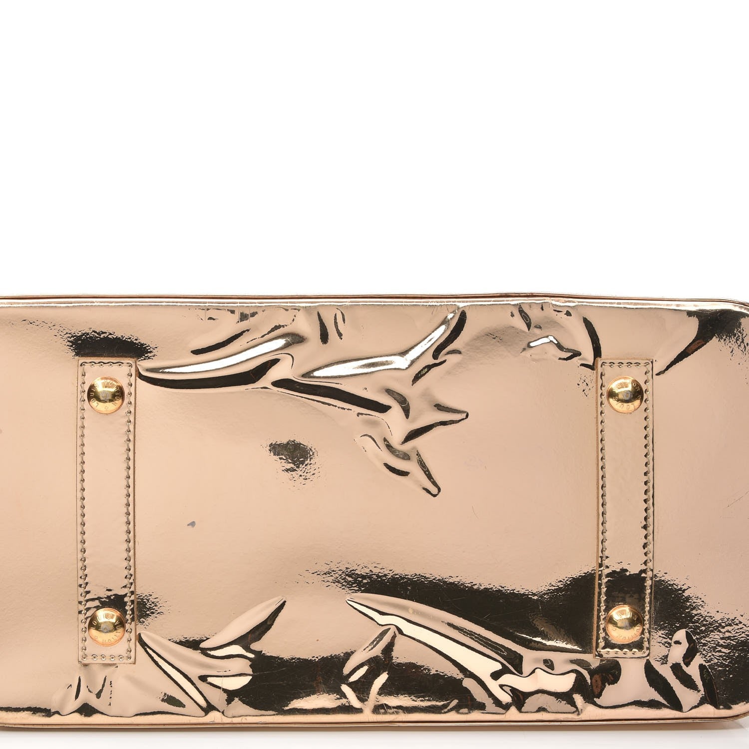 Louis Vuitton Monogram Miroir Alma MM Gold 8 of 9