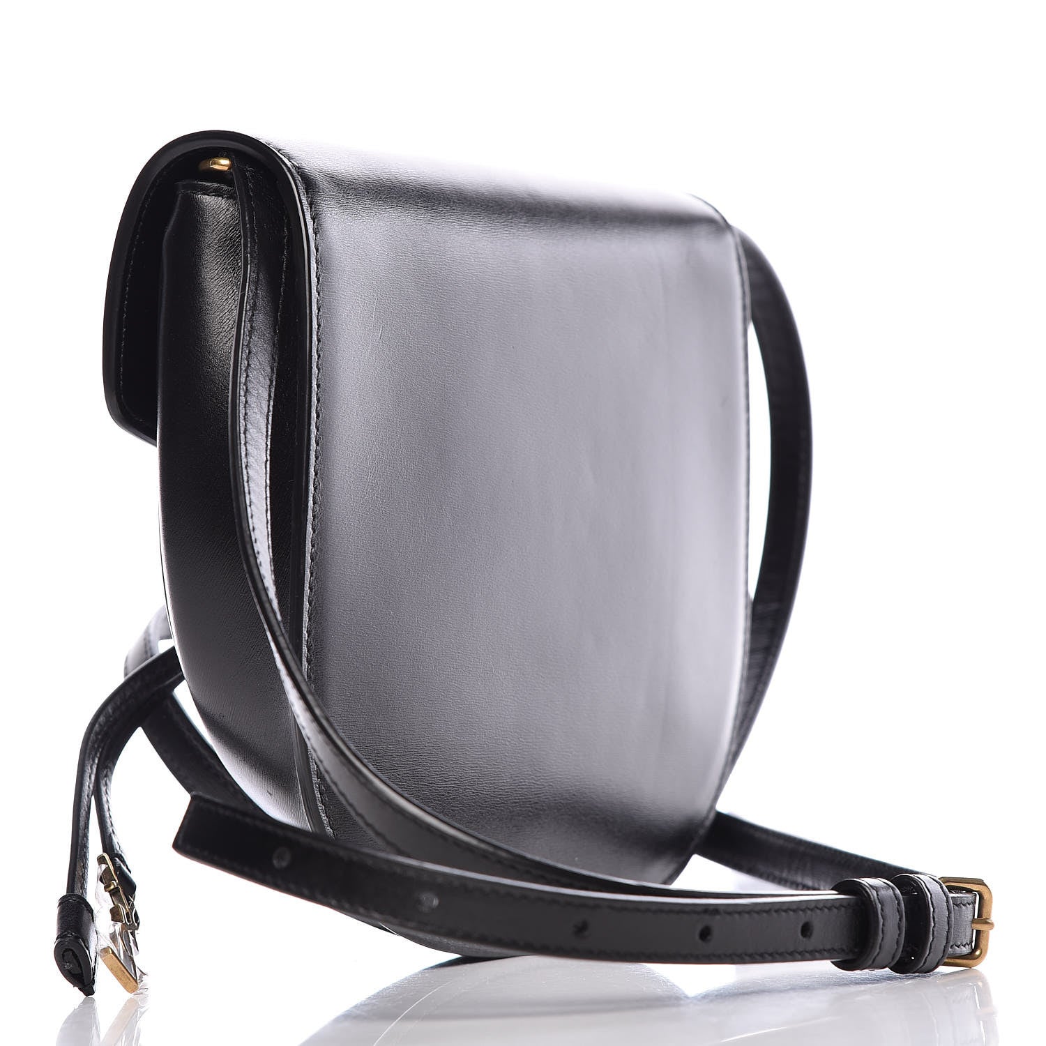 Saint Laurent Calfskin Small Datcha Satchel Bag Black 3 of 11