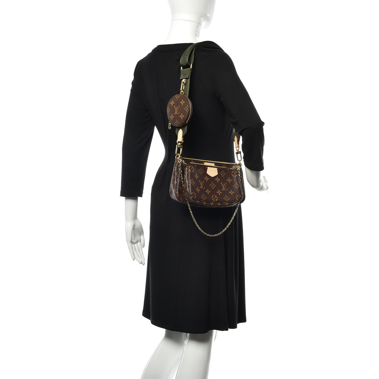 Monogram Multi Pochette Accessories Kaki