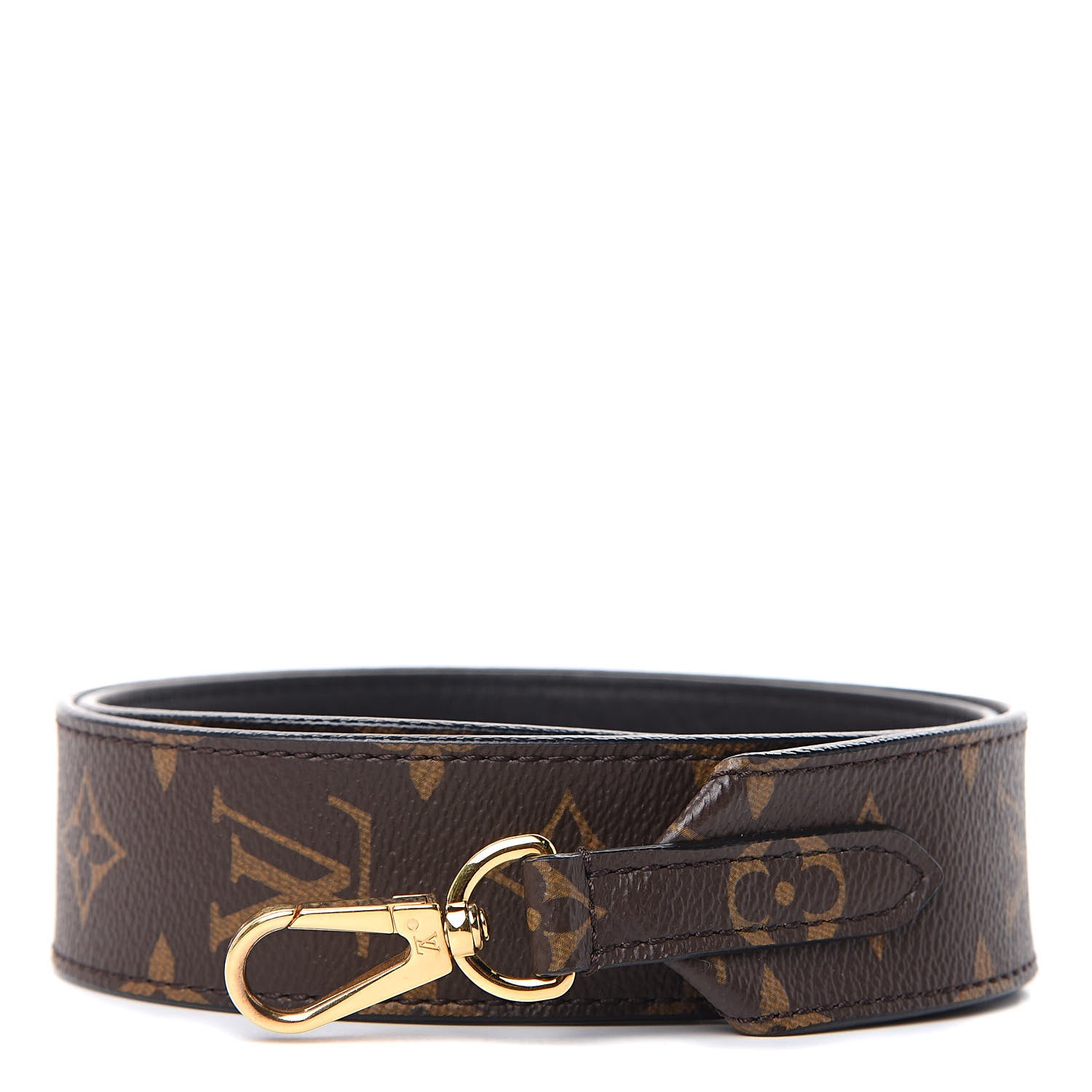 Louis Vuitton Monogram Bandouliere Shoulder Strap Black 1 of 6