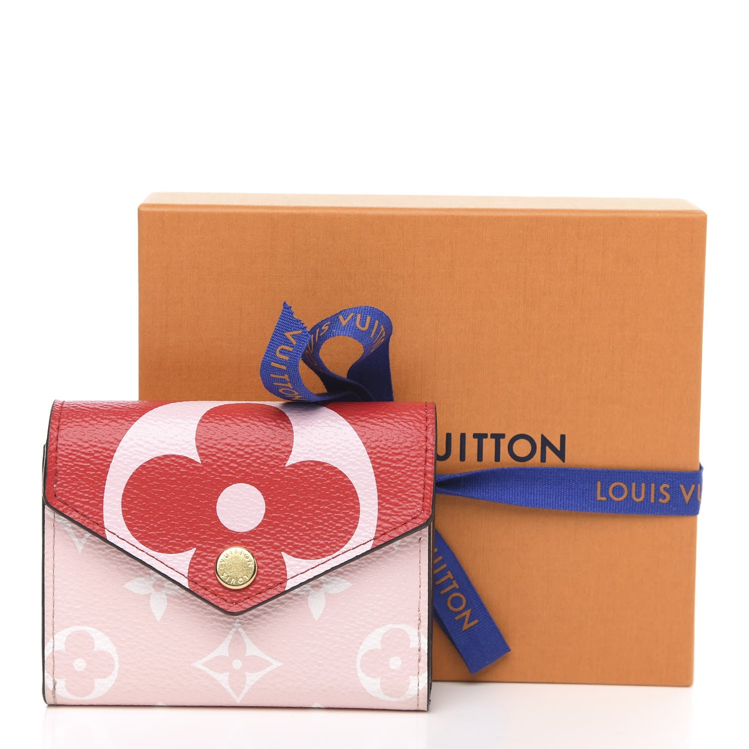 Louis Vuitton Monogram Giant Zoe Wallet Rouge Rose 7 of 7