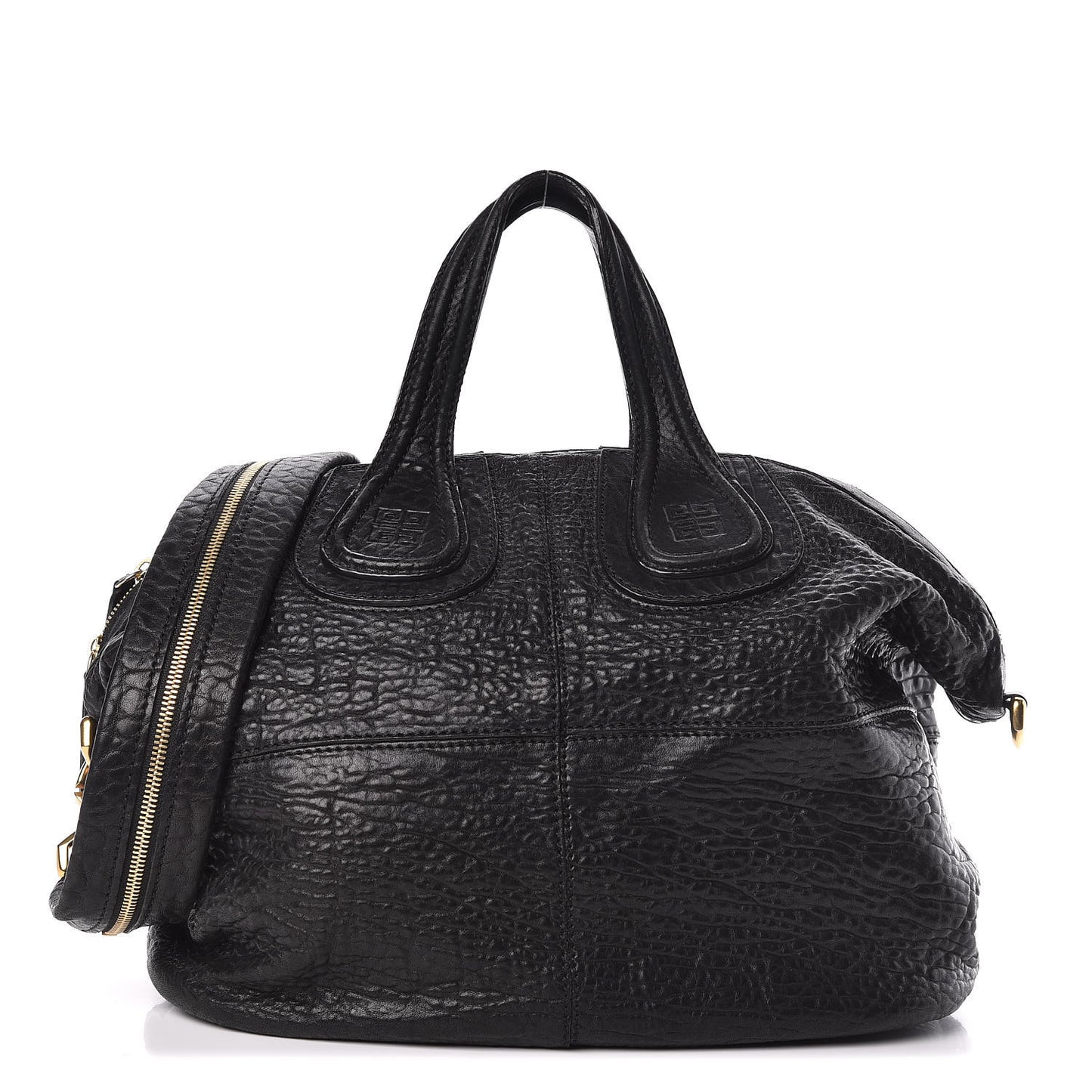 Pebbled Sheepskin Medium Nightingale Black
