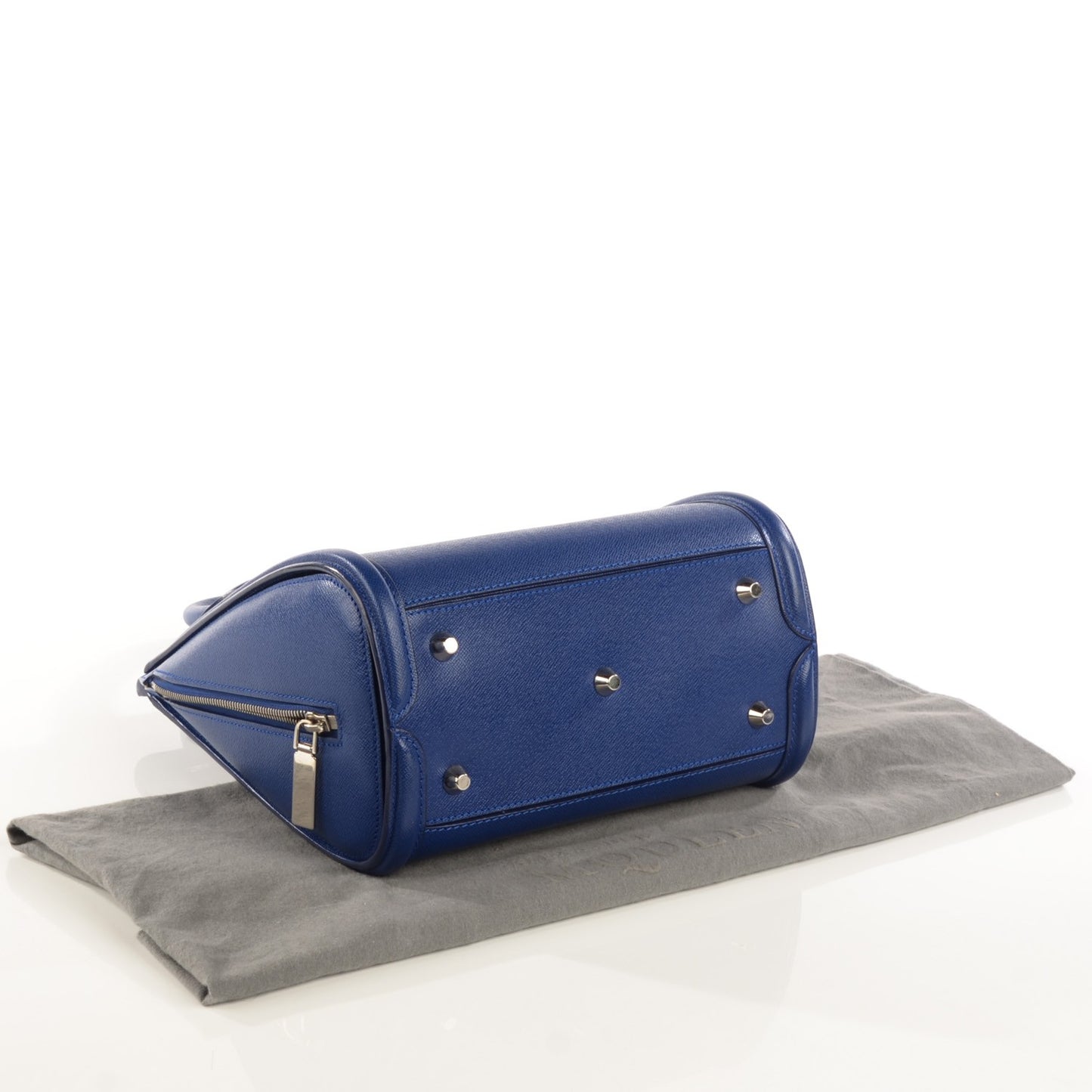 Grain Calfskin Small Heroine Blue