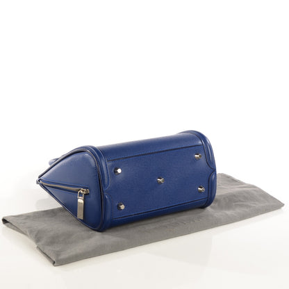 Alexander McQueen Grain Calfskin Small Heroine Blue 4 of 9