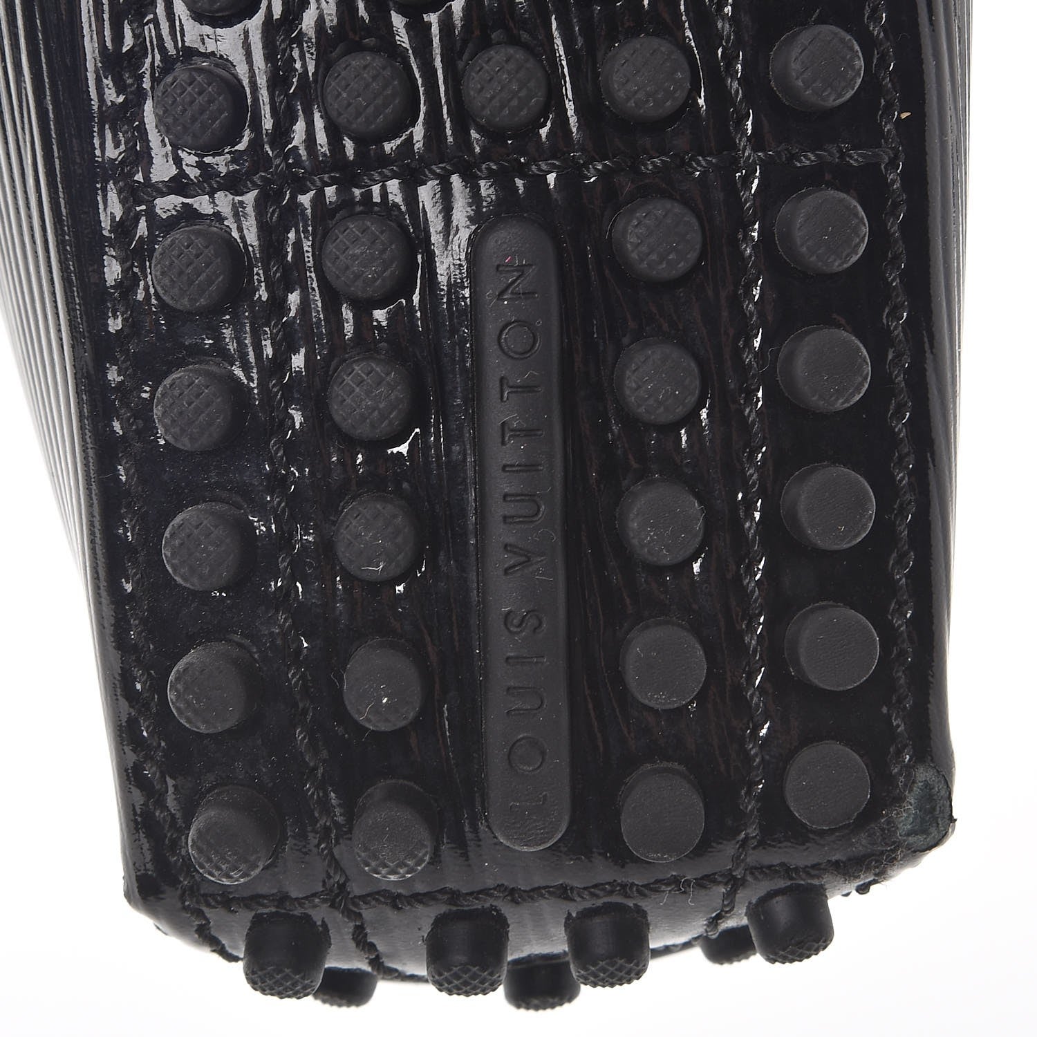 Louis Vuitton Electric Epi Driving Loafers 37 Black 8 of 12