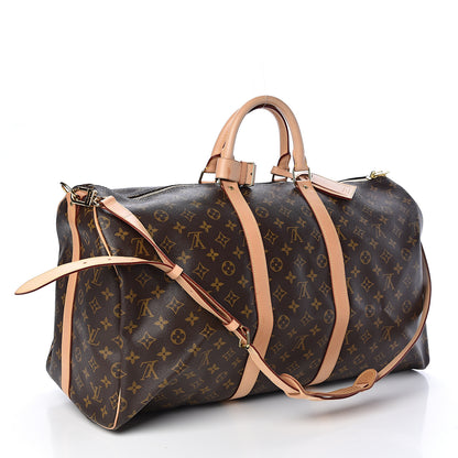 Louis Vuitton Monogram Keepall Bandouliere 55 4 of 12