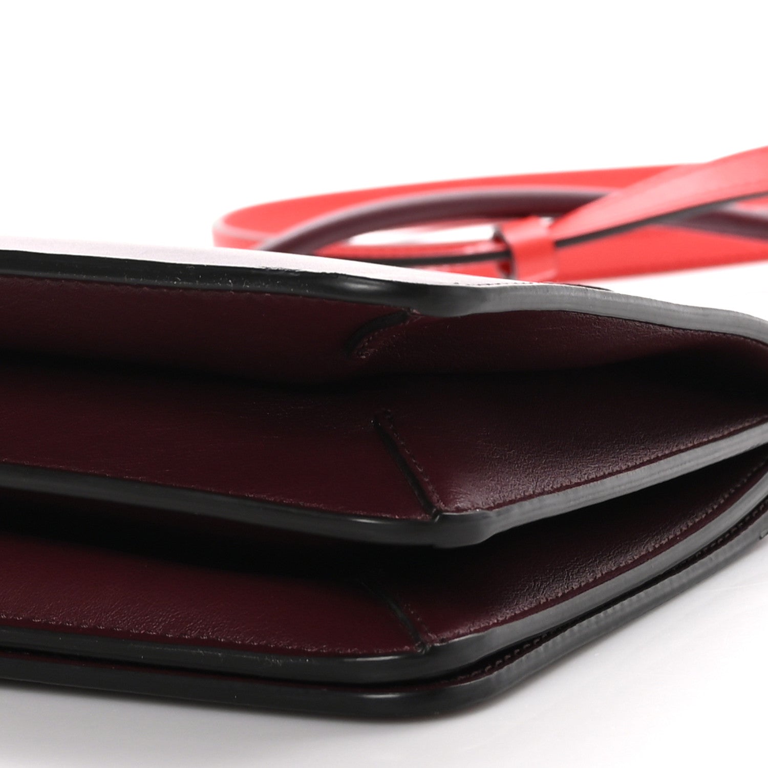 Givenchy Calfskin Medium Whip Top Handle Crossbody Bordeaux 9 of 10