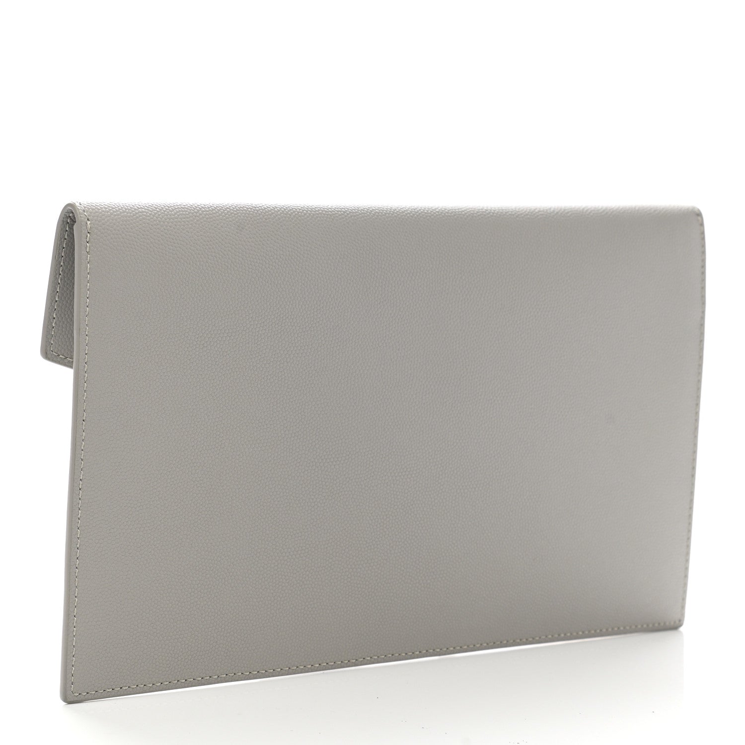 Saint Laurent Grain De Poudre Uptown Pouch Granite 3 of 7
