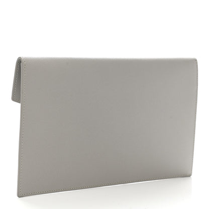 Saint Laurent Grain De Poudre Uptown Pouch Granite 3 of 7