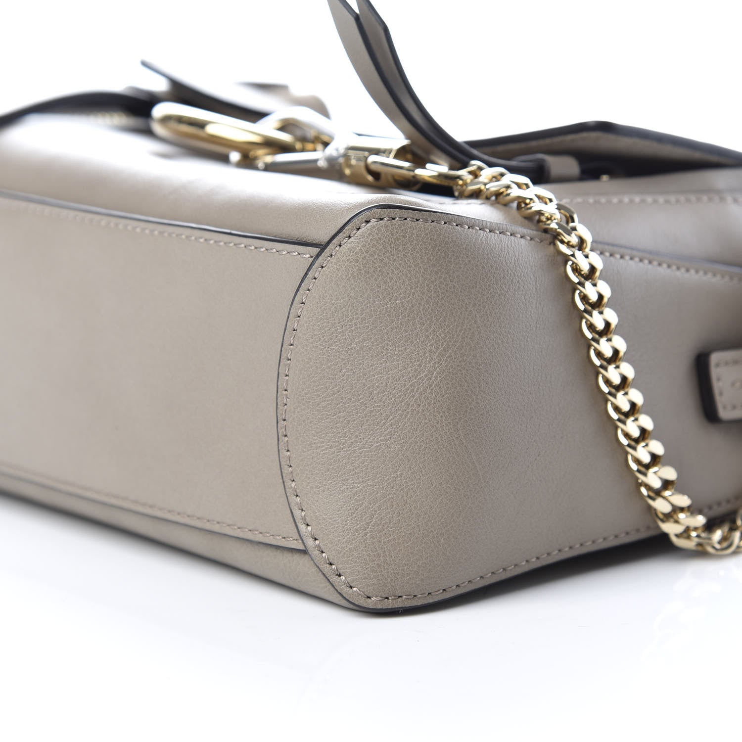 Chloe Calfskin Mini Faye Day Shoulder Bag Motty Grey 14 of 17