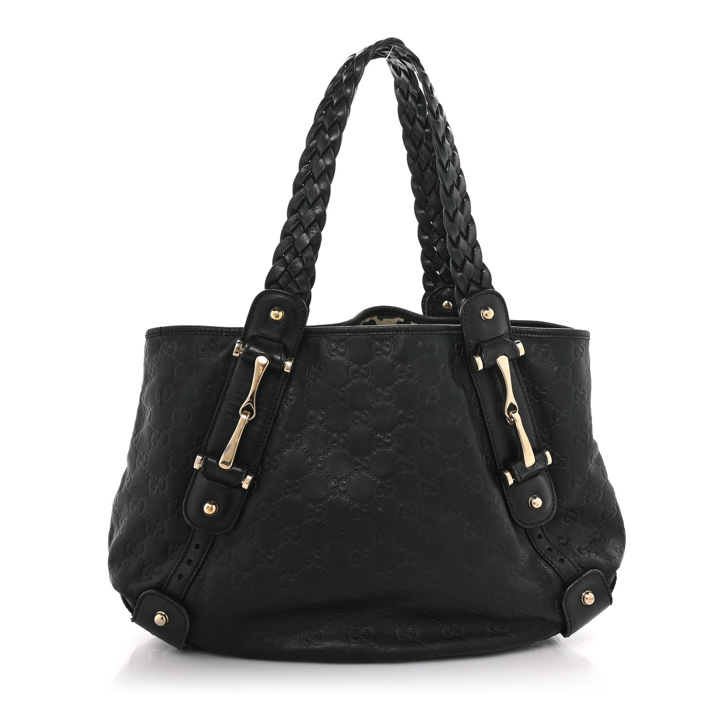 Guccissima Small Pelham Shoulder Bag Black
