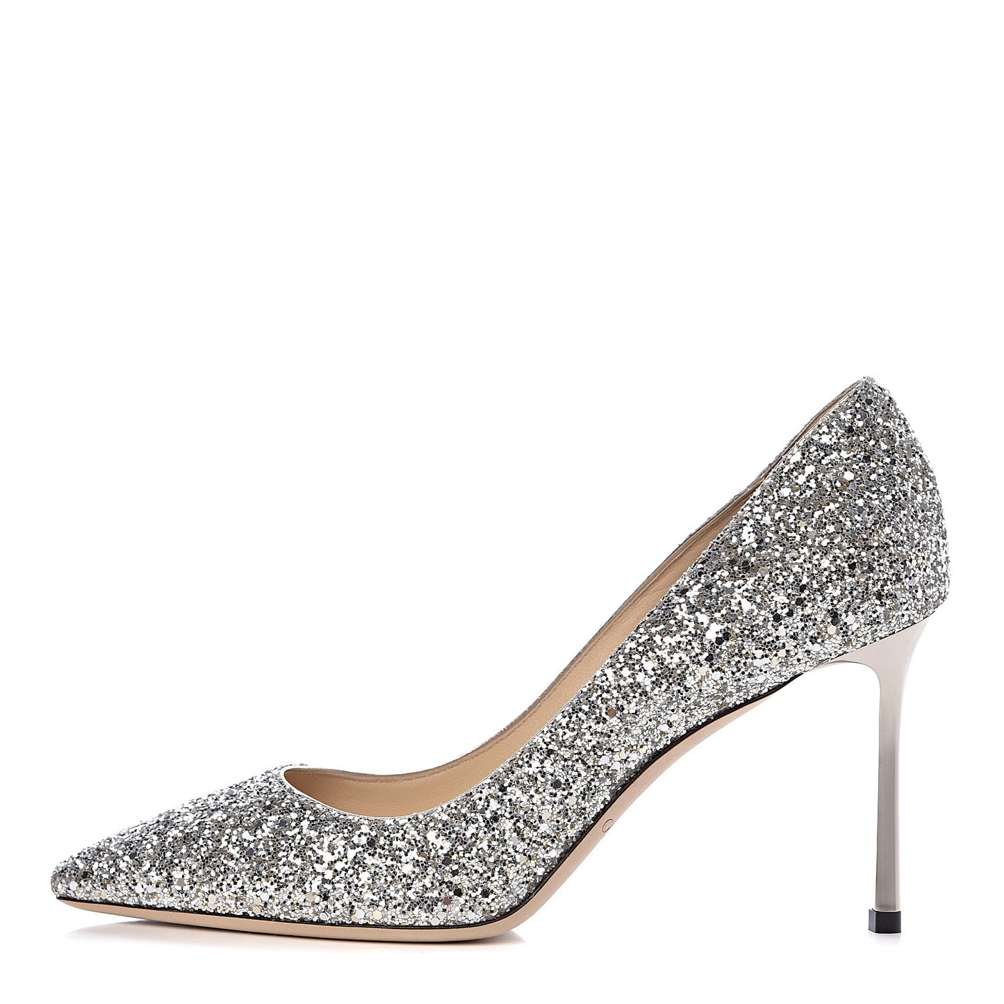 Glitter Pointy Toe Romy 85 Pumps 39 Champagne