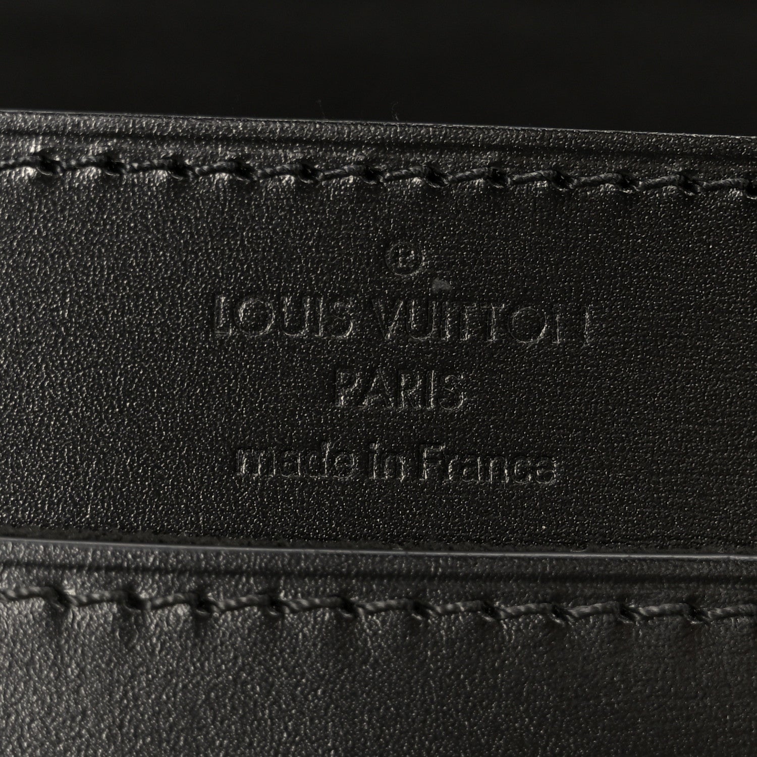 Louis Vuitton Calfskin Chain Louise GM Black 6 of 9