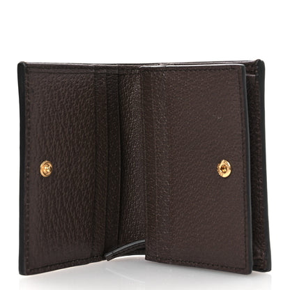 Gucci GG Supreme Monogram Web Ophidia Card Case Beige New Acero 5 of 14