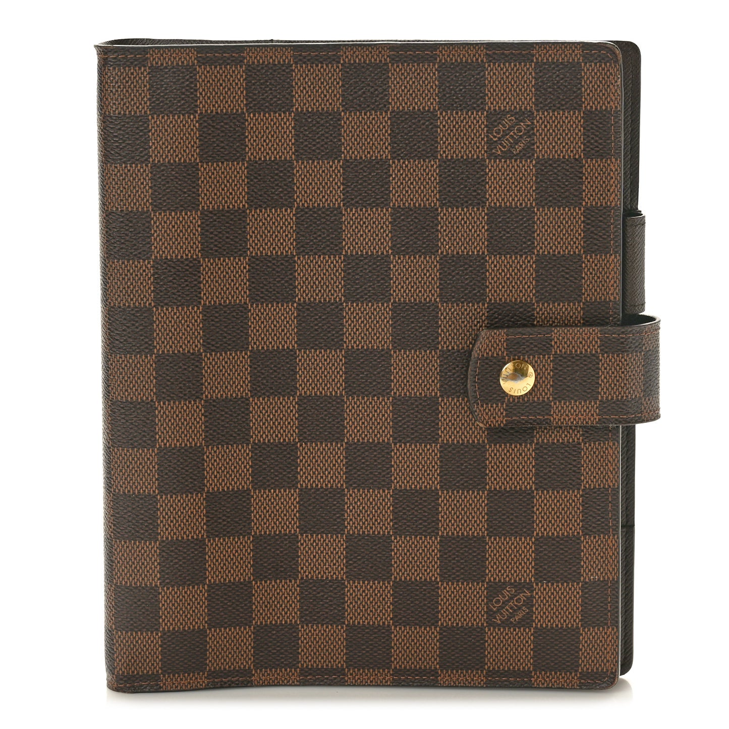 Damier Ebene Large Ring Agenda Cover