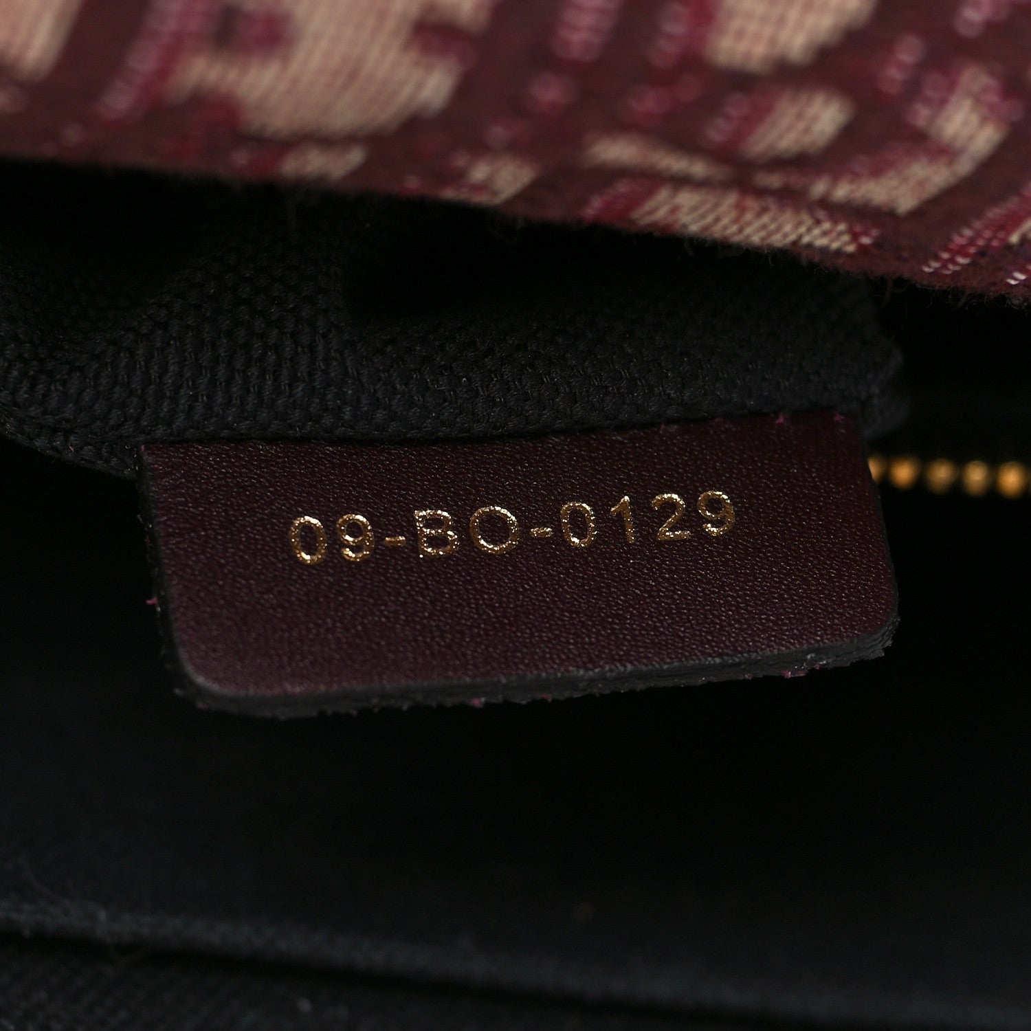 Christian Dior Oblique 30 Montaigne Flap Bag Burgundy 7 of 12